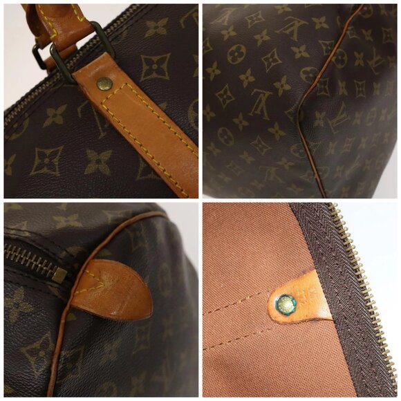 LOUIS VUITTON Monogram Keepall 55 Boston Bag - Picture 14 of 16
